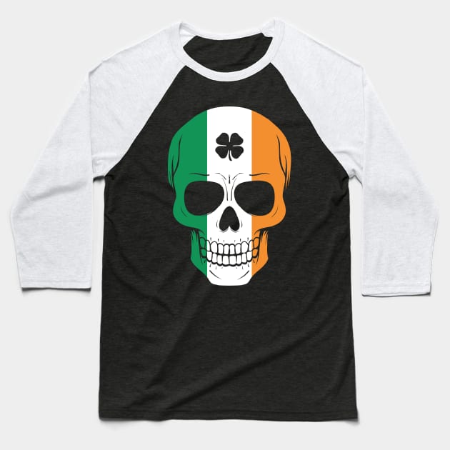 Awesome Irish Skull St. Patrick's St Patty's Day Baseball T-Shirt by theperfectpresents